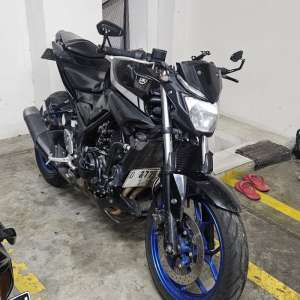 Jual bekas 2017 Yamaha MT25 250CC Black,lokasi di Bandung