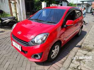 Jual bekas 2018 Daihatsu Ayla 1.0 X Hatchback MANUAL MERAH,lokasi di Jawa Timur