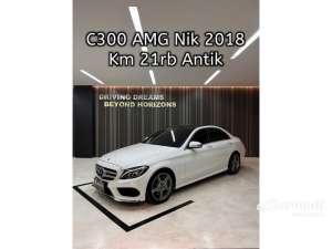 Jual bekas 2018 Mercedes-Benz C300 2.0 AMG Line Sedan,lokasi di DKI Jakarta