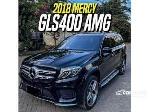 Jual bekas 2018 Mercedes-Benz Gls400 3.0 AMG Line SUV Black on Black Mercy GLS 400 Hitam,lokasi di DKI Jakarta