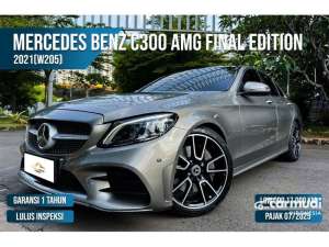 Jual bekas 2021 Mercedes-Benz C300 2.0 AMG Final Edition Sedan Odo 17 Rbuan DP RENDAH,lokasi di Banten