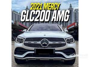 Jual bekas 2021 Mercedes-Benz GLC200 2.0 AMG Line SUV White on Black Mercy GLC 200 Putih,lokasi di DKI Jakarta