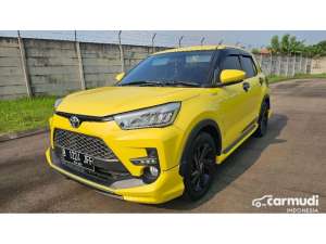 Jual bekas 2021 Toyota Raize 1.0 GR Sport TSS 1 Tone SUV Kuning MAtic Turbo NonTSS TGN1 BEbas Laka BAnjir,lokasi di DKI Jakarta
