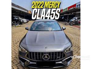 Jual bekas 2022 Mercedes-Benz AMG CLA45 2.0 S 4MATIC Coupe Grey on Black Mercy CLA45S CLA 45,lokasi di DKI Jakarta