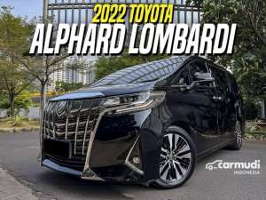 Jual bekas 2022 Toyota Alphard 2.5 Lombardi Edition Allegra MPV Black on Beige Executive Lounge Hitam,lokasi di DKI Jakarta