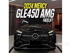 Jual bekas 2023 Mercedes-Benz GLE450 3.0 AMG Line 4MATIC SUV Facelift Black Mercy GLE 450 Hitam,lokasi di DKI Jakarta