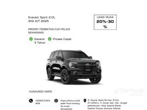 Jual bekas 2025 Ford Everest 2.0 Titanium SUV Everest Sport 4X2 AT Black Ready Stock Limited stock Booking Now Grab It Fast,lokasi di DKI Jakarta