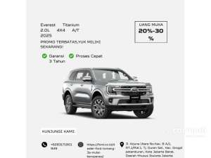 Jual bekas 2025 Ford Everest 2.0 Titanium SUV Alumunium Metalic Ready Stock Booking Now,lokasi di DKI Jakarta