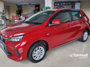 Jual bekas 2025 Toyota Agya 1,2 G Hatchback Matic Warna Merah,lokasi di Jawa Barat