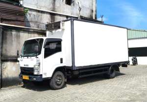 Jual bekas 70KM LangkaTERMURAH CDD LONG NMR Isuzu Elf box freezer 2024 frozen bok,lokasi di Jakarta DKI