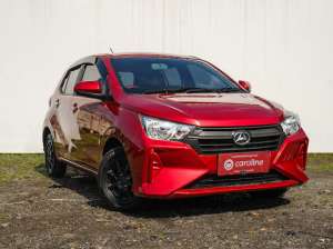 Jual bekas Daihatsu Ayla 1.0L X MT 2023 Merah,lokasi di Jawa Barat