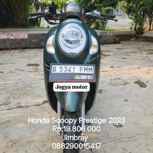 Jual bekas Honda Scoopy Prestige 2023 Hijau motor bekas berkualitas jogyamotor,lokasi di Tangerang Selatan