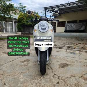 Jual bekas Honda Scoopy Prestige 2023 motor bekas berkualitas jogyamotor,lokasi di Tangerang Selatan