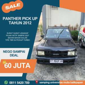 Jual bekas PICK UP PANTHER TAHUN 2012,lokasi di Balikpapan