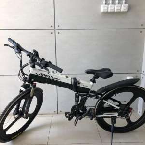 Jual bekas Second Lankeleisi Sepeda Listri Lipat Folding Bike Elite Version 48V 10.4Ah - XT750,lokasi di Jakarta Selatan