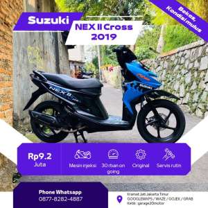 Jual bekas Suzuki Nex II cros fi tahun 2019,lokasi di Jakarta Timur