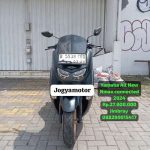 Jual bekas Yamaha All New Nmax connected hijau motor bekas berkualitas jogyamotor,lokasi di Tangerang Selatan