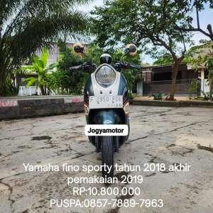 Jual bekas Yamaha fino sporty tahun 2018 akhir pemakaian 2019,lokasi di Tangerang Selatan