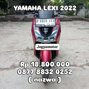 Jual bekas yamaha lexi 2022 berkualitas,lokasi di Tangerang Selatan