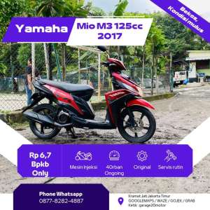 Jual bekas Yamaha mio M3 125cc blucore tahun 2017,lokasi di Jakarta Timur