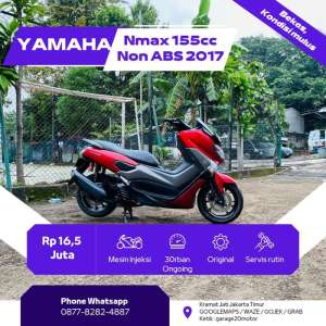 Jual bekas Yamaha Nmax 155cc Non Abs Fi Bluecore Tahun 2017,lokasi di Jakarta Timur
