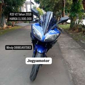 Jual bekas YAMAHA R15 V2 TAHUN 2016 blue,lokasi di Tangerang Selatan