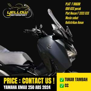 Jual bekas Yamaha Xmax 2024 connected km 700 perak,lokasi di Jakarta Utara