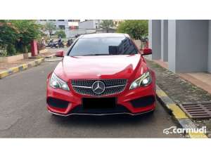 Jual bekas 2013 Mercedes-Benz E250 2.0 AMG Coupe merah km 45 ribuan,lokasi di DKI Jakarta