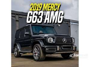 Jual bekas 2019 Mercedes-Benz AMG G63 4.0 SUV Black on Ivory Mercy G 63 4Matic Hitam,lokasi di DKI Jakarta