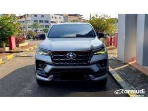 Jual bekas 2020 Toyota Fortuner 2.4 VRZ TRD 4X2 SUV silver diesel,lokasi di DKI Jakarta
