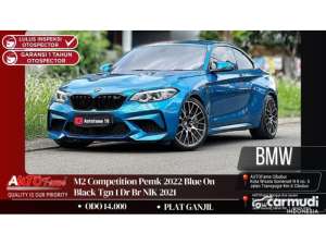 Jual bekas 2021 BMW M2 3.0 Competition Coupe KM 14.000 BMW M2 Competition Pemk 2022 Blue On Black Tgn 1 Dr Br Full Original Like New NIK 2021 Akhir,lokasi di DKI Jakarta