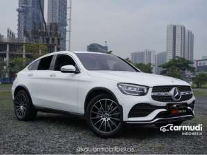 Jual bekas 2021 Mercedes-Benz GLC300 2.0 AMG Line Coupe AT PutihTDP 85jtKondisi Istimewa Dan Dijamin Siap Pakai kawanmobilbekas,lokasi di Banten