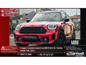 Jual bekas 2021 MINI Countryman 1.5 Cooper SUV KM 15.000 Mini Cooper Countryman Facelift F60 1.5L Turbo 138HP PEMK 2022 Chili Red On Black NIK 2021,lokasi di DKI Jakarta