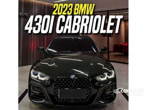 Jual bekas 2023 BMW 430i 2.0 M Sport Convertible Sanremo Green on Black Mocca Cabriolet Cabrio Msport Hijau,lokasi di DKI Jakarta