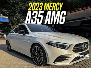 Jual bekas 2023 Mercedes-Benz AMG A35 2.0 4MATIC Sedan White on Black Mercy A 35 Putih,lokasi di DKI Jakarta