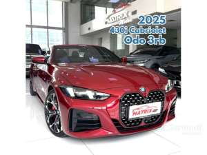 Jual bekas 2024 BMW 430i 2.0 M Sport Convertible Red on Black New Model iDrive8 Merah Cabriolet Cabrio Msport,lokasi di DKI Jakarta