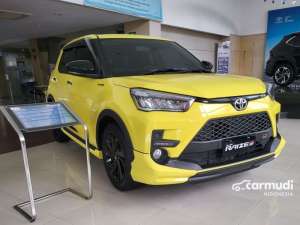 Jual bekas 2025 Toyota Raize 1,0 GR Sport TSS 1 Tone SUV Warna Kuning Yelow Harga Promo Termurah,lokasi di Jawa Barat