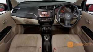 Jual bekas Honda Brio E Satya AT 2017 Merah,lokasi di Kota Bekasi