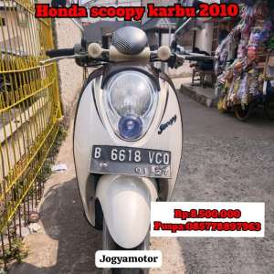 Jual bekas Honda Scoopy Karbu Tahun 2010 Cash Jogya Motor,lokasi di Tangerang Selatan
