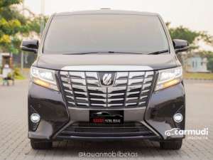 Jual bekas TDP 15jtToyota Alphard 2.5 G Van Wagon AT 2016 Hitam Kondisi Istimewa Bergaransi Dan Dijamin Siap Pakai Kawanmobilbekas,lokasi di Banten