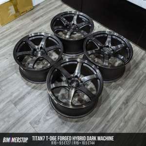 Jual bekas TITAN7 T-D6E Forged Hybrid Dark Machine Ring 19 for BMW F80 M3F82 M4F87 M2 M2C,lokasi di Jakarta Utara