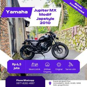 Jual bekas Yamaha Jupiter MX modif Japstyle,lokasi di Jakarta Timur
