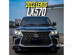 Jual bekas 2012 Lexus LX 570 5.7 SUV Black on Beige 4X4 LX570 Hitam,lokasi di DKI Jakarta