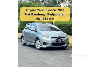Jual bekas 2012 Toyota Yaris 1.5 E Hatchback,lokasi di Jawa Barat