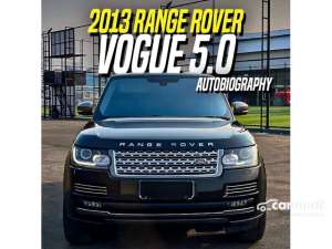 Jual bekas 2013 Land Rover Range Rover 5.0 Autobiography SUV Vogue Black on Beige Hitam,lokasi di DKI Jakarta