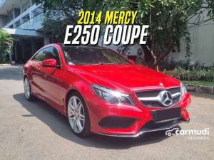 Jual bekas 2013 Mercedes-Benz E250 2.0 AMG Coupe Facelift Red on Black Mercy E 250 Merah,lokasi di DKI Jakarta