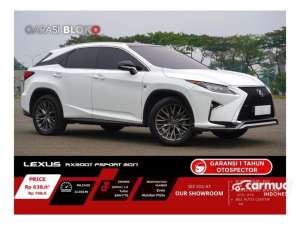 Jual bekas 2017 Lexus RX 200t 2.0 F Sport SUV Odo 52 Rbuan DP MINIM LIMITED EDITION,lokasi di Banten