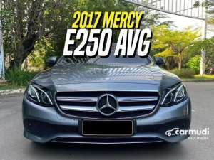 Jual bekas 2017 Mercedes-Benz E250 2.0 Avantgarde CKD Sedan Grey on Black Record ATPM Mercy E 250 AVG Abu-abu,lokasi di DKI Jakarta