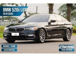Jual bekas 2018 BMW 520i 2.0 Luxury SedanWarranty 1 Year,lokasi di DKI Jakarta