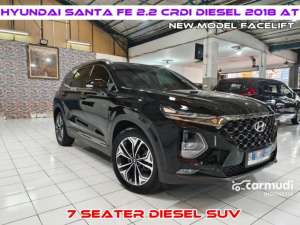 Jual bekas 2018 Hyundai Santa Fe 2.2 XG SUV MATIC DIESEL PLAT GENAP TDP 88JT MOBIL SIAP PAKAI TERMURAHHHH S.L,lokasi di DKI Jakarta